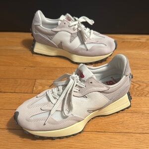 New Balance 327 Cream White and Grey, Women’s 8.5